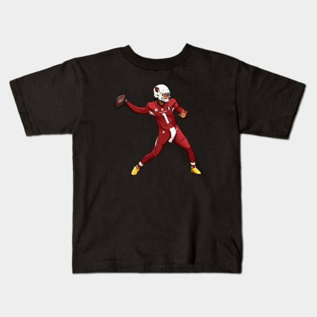 KylerMurray #1 Throw Passes Kids T-Shirt by RunAndGow